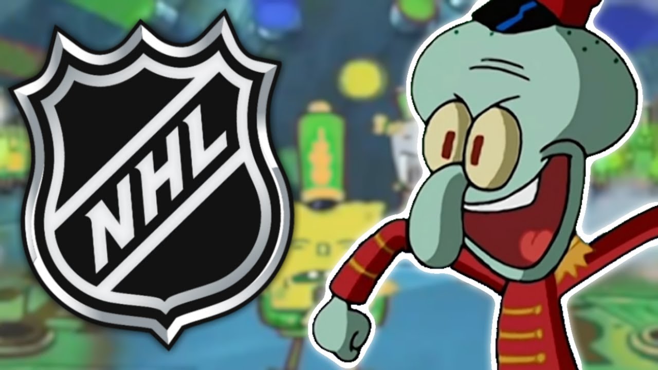 NickALive!: ECHL Ice Hockey Teams Battle In SpongeBob SquarePants