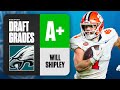 2024 nfl draft grades eagles select will shipley no 127 overall  cbs sports