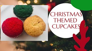 HOW TO MAKE VERY SOFT CHRISTMAS THEMED YOGHURT AND COCONUT CUPCAKES. screenshot 2