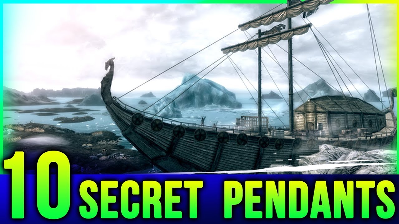 Skyrim 10 Secret Pendant Locations! - YouTube