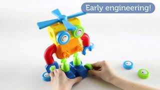 1-2-3 Build It!™ Robot Factory by Learning Resources