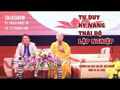 Video Talkshow: Tư duy- Kỹ năng- Thái độ lập nghiệp - TT. - YouTube