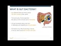 Webinar: "Gut Bacteria and Parkinson's" January 2017