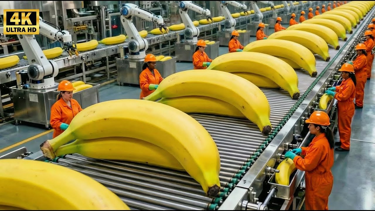 Inside the 500,000 LB Banana Plant – The SATISFYING Rising of Modern Industrial Loaf Production