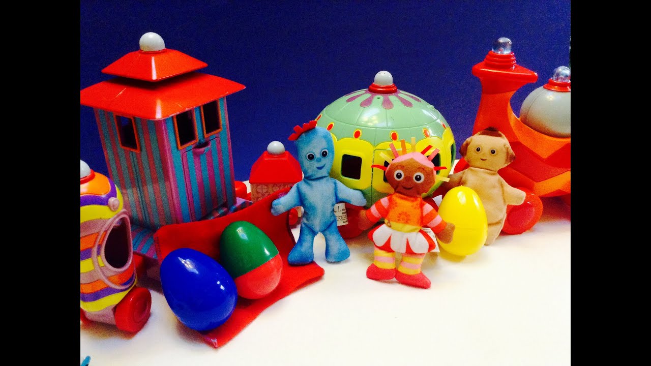 chocolate food group In The Night Garden Iggle Piggle and the Ninky Nonk Surprise Easter Eggs