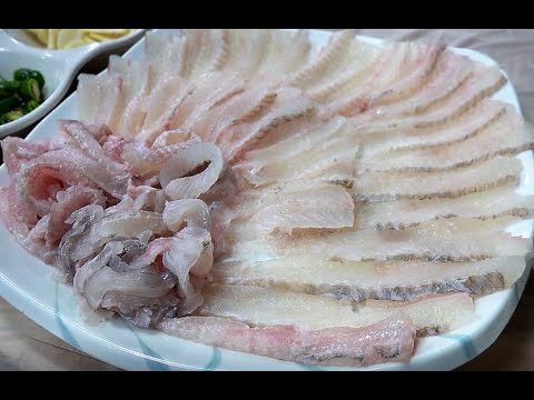 1kg 13만원! 주문진 이시가리(줄가자미)! 비싼몸값 자랑하지만 극강의 기름지고 찰진맛! the most expensive raw fish in Korea [Yummy]