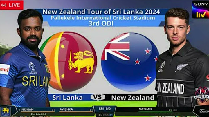 🔴 LIVE | 3rd ODI - New Zealand tour of Sri Lanka 2024