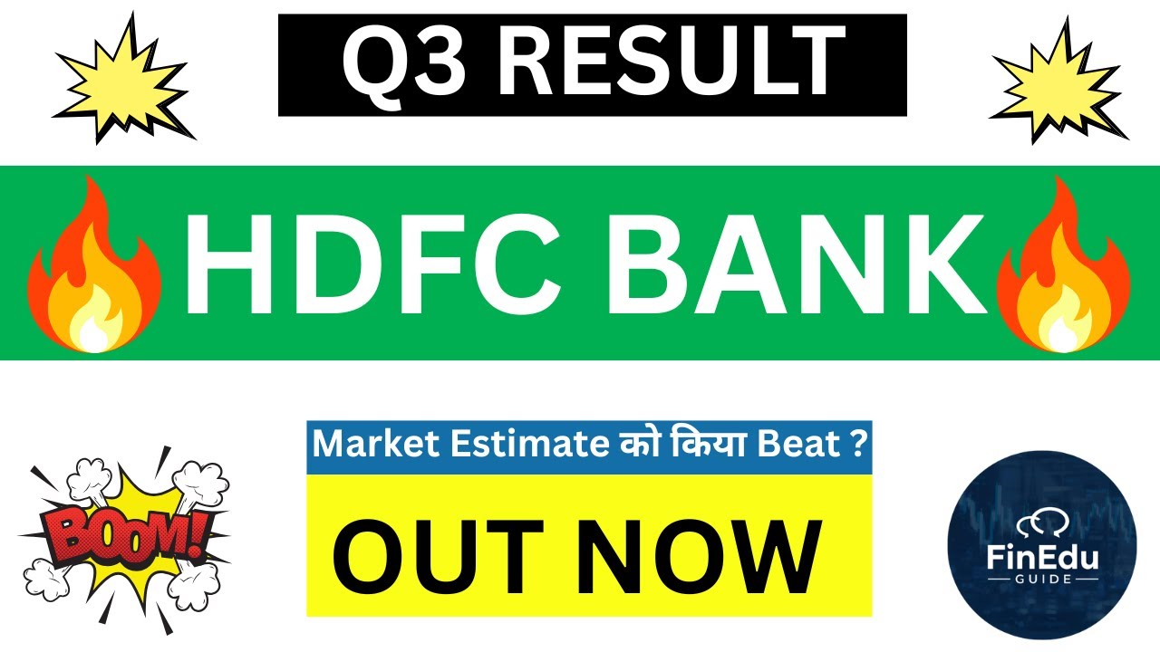 HDFC Bank Q3 Results 2026 | HDFC Bank Results Today | HDFC Bank Share Latest News
