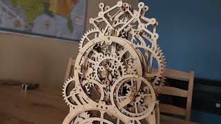 Rokr Mechanical Clock Assembly Time-lapse