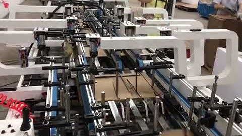 1050model lock bottom folder gluer machine for box