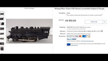 MARX 400 / DOUBLE REDUCTION MOTOR / EBAY BIN $ 10.50 / UNBOXING / RUNNING LIKE NEW