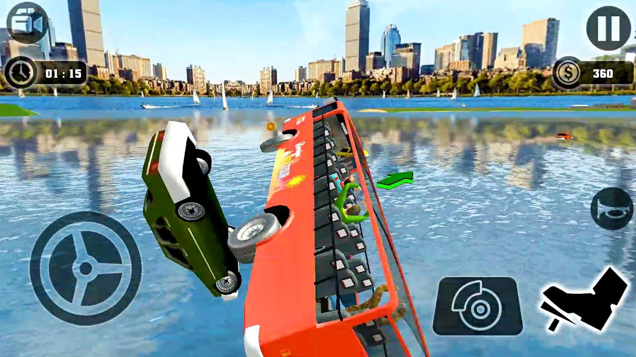 Water Bus Driving #3: Tourist Coach Bus Driver 2018 Level 7-8 - Android Gameplay FHD