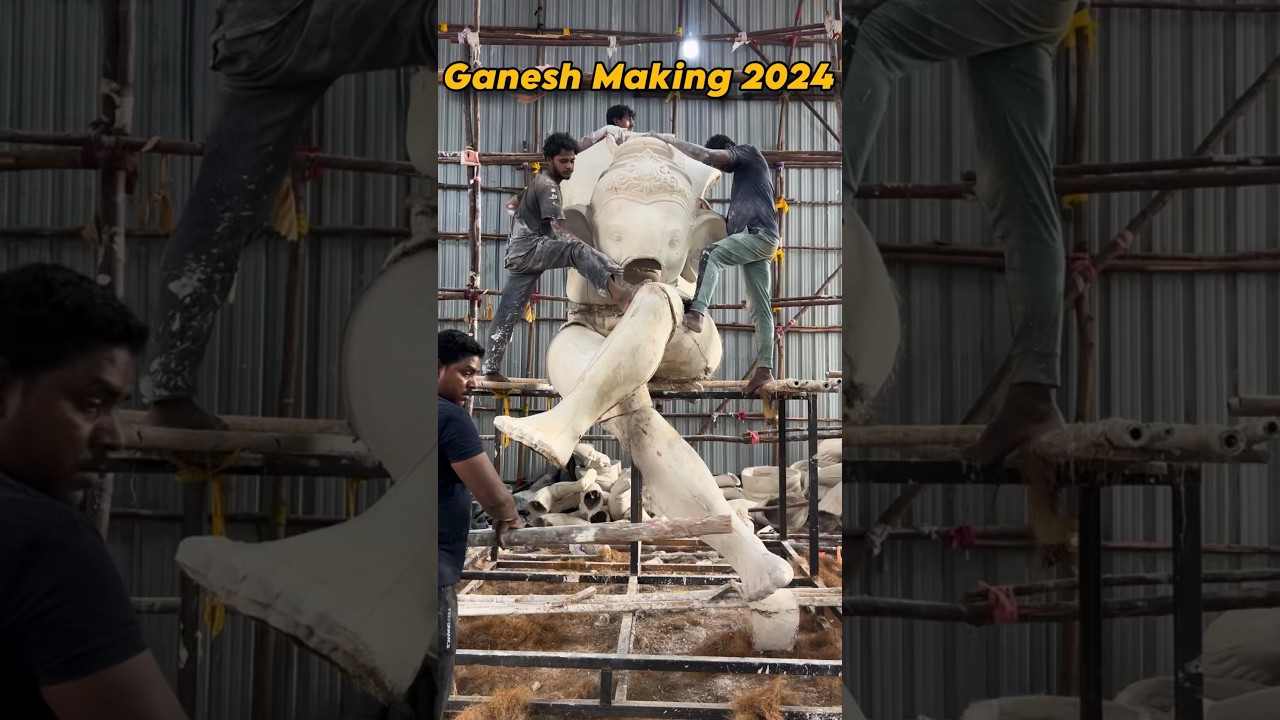 Call 9666688755 Upparpally Venu Gopal Arts |Mumbai Ganesh Making 2024 |Ganpati Making 2024 