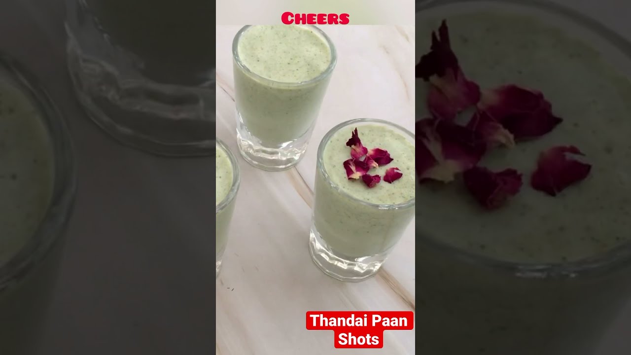 Thandai Paan Shots in 2 mins #shorts | Anyone Can Cook with Dr.Alisha