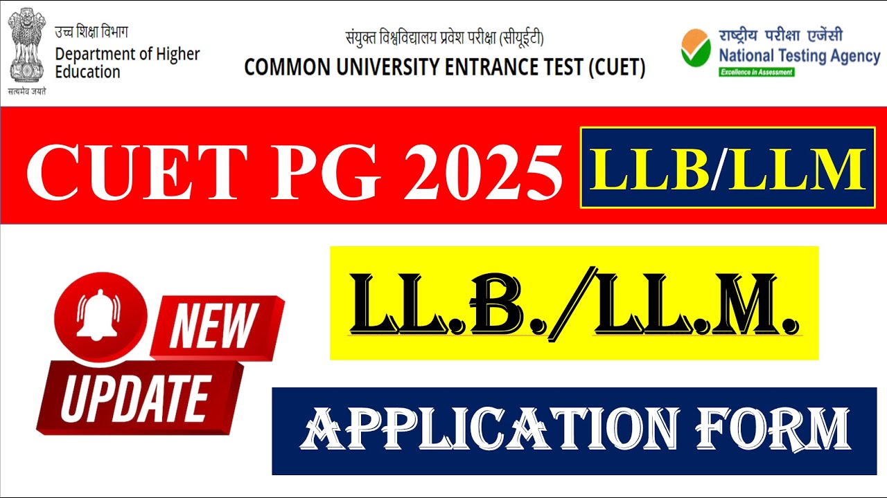 CUET PG 2025 NOTIFICATION || DU LLB || DU LLM || CUET PG APPLICATION ...