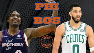 Boston Celtics vs Philadelphia 76ers Game NBA Highlights | Instant Highlights | February 27, 2024