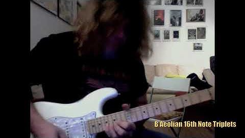 Alternate Picking Sequences in B Aeolian (Roberto Vanni)