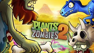 МОХНАТЫЙ ГОРОХ и НАГЛЫЙ ДИНОЗАВР в игре РАСТЕНИЯ против ЗОМБИ 2 / Plants vs. Zombies 2