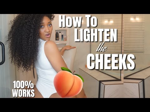How To Lighten Between The Cheeks | THIS WORKS! No More Dark Spots