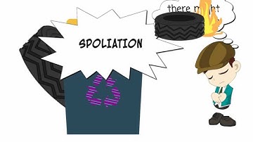 What is spoliation in a civil litigation?