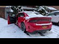 Dodge Charger R/T cold start!! Exhaust sound (volume up!!)