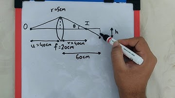 A point object O is placed on the principle axis of a convex lens of focal length 20 cm at a distanc