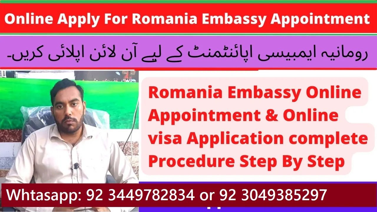 romania visit visa appointment from dubai