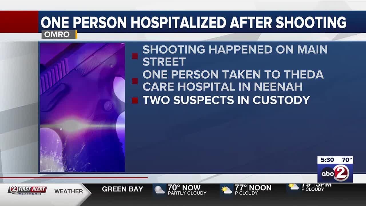 2 suspects in custody after Omro shooting YouTube