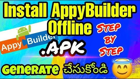 How to install AppyBuilder Offline version in telugu | Localhost:8888 in telugu