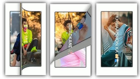 New Trending style WhatsApp video editing || Kinemaster Trending Lyrical status video editing.