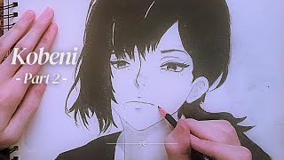How To Draw Kobeni From Chainsawman Asmr Part Two