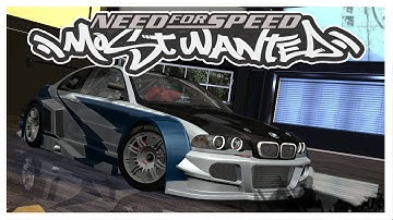 BMW M3 GTR ALMS Extended Customization Mod Gameplay • NFS Most Wanted 2005 PC