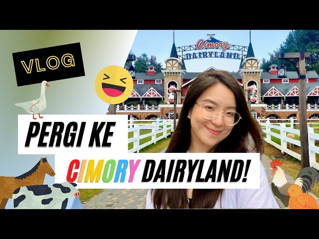 VLOG:PERTAMA KALI KE CIMORY DAIRYLAND PUNCAK! KAGETT LIAT BURUNG BEO CIUMAN?!! XD #vlog #cimory class=