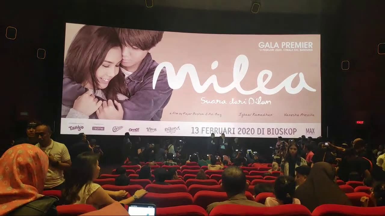 NONTON MILEA SUARA DARI DILAN : GALA PREMIERE | IQBAAL - VANESHA GUGUP & SENANG