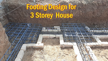 Footing Design for 3 Storey House | Practical Site Video |