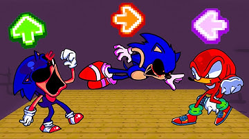 FNF Character Test | Gameplay VS Playground | VS Confronting Yourself | VS Sonic.exe | VS Knuckles