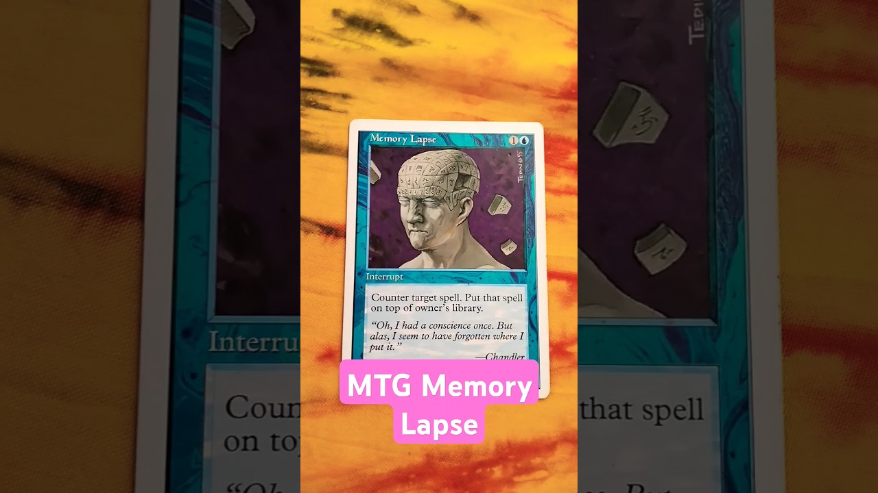Magic The Gathering - Memory Lapse