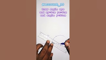 Draw angle xyz and xy=9cm yz=6cm and angle y=30cm #maths #geometry #construction #triangle