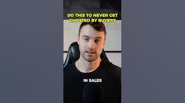 Do This to Stop Getting Ghosted by Your Buyers #salestips #techsales #b2bsales