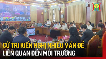 Cử tri kiến nghị nhiều vấn đề liên quan đến môi trường | Tin tức