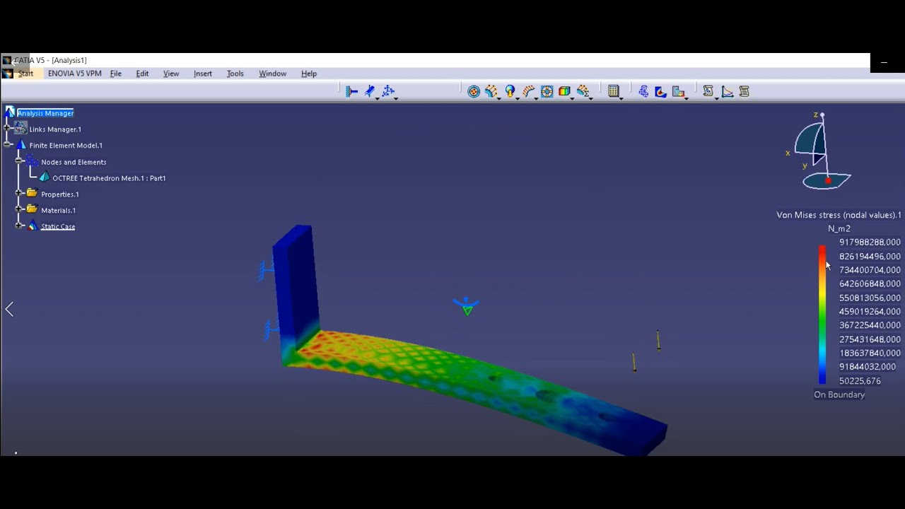 CATIA STATIC ANALYSIS YouTube