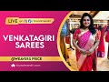 Brand Mandir Latest Venkatagiri Saree Collection Live