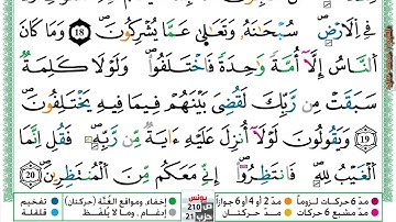 (مكررة) حفظ سوره يونس (07) للقارئ الشيخ محمد سايد