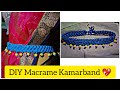 Macrame Kamarband banane ka aasan tarika || How to make macrame belt|| Easy macrame tutorial ||