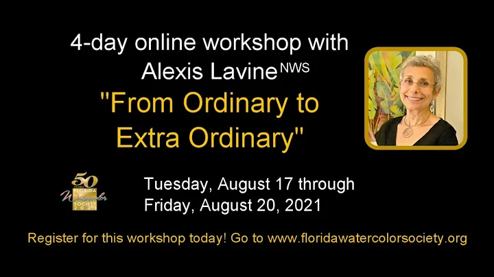 Preview of Alexis Lavine Workshop