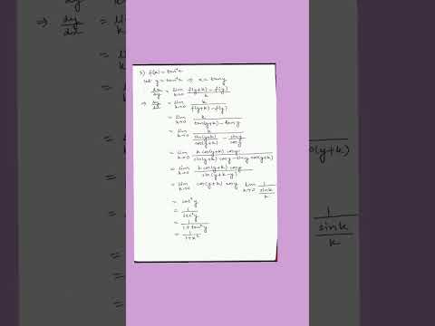 Derivative of inverse
