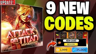 ⚠️ACTIVE![CODE]⚠️ ATTACK ON TITAN REVOLUTION ROBLOX CODES 2025 - ATTACK ON TITAN REVOLUTION CODES