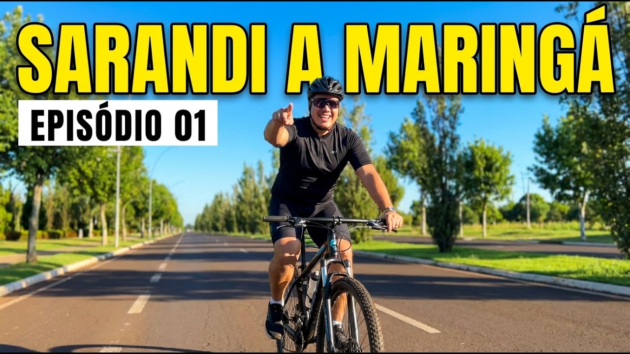É longe? Cruzei a divisa SARANDI x MARINGÁ de bike (Ep. 01)