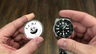 SEIKO SKX007 MOD LUMED CERAMIC BEZEL INSERT'S