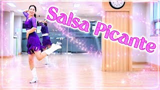Salsa Picante Line Dance/High Improver/Salsa Picante Line Dance #LineDance #LineDanceQueen #dance